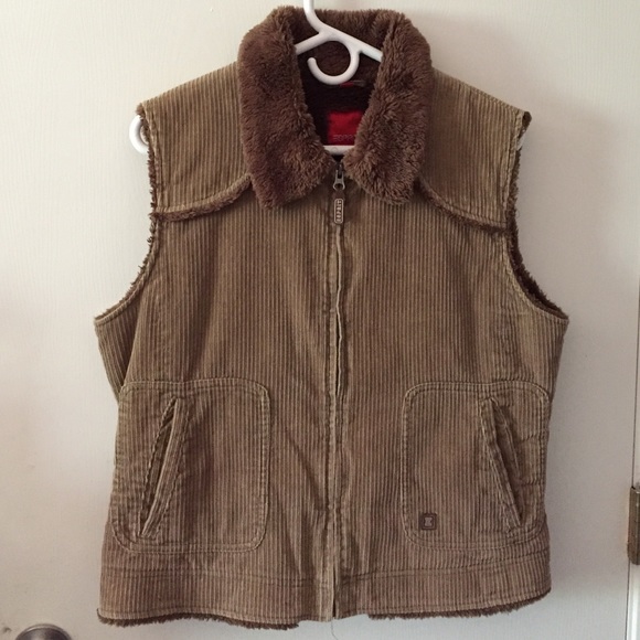 Corduroy vest with a free pants