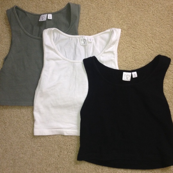 white crop top