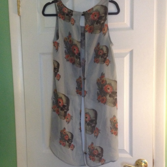 High-Low Chiffon Tank