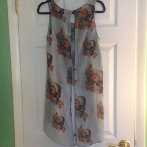 High-Low Chiffon Tank
