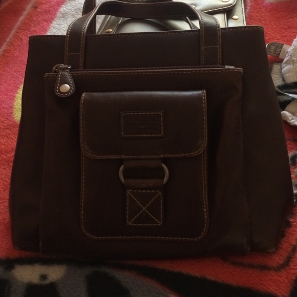 Relic brown leather purse