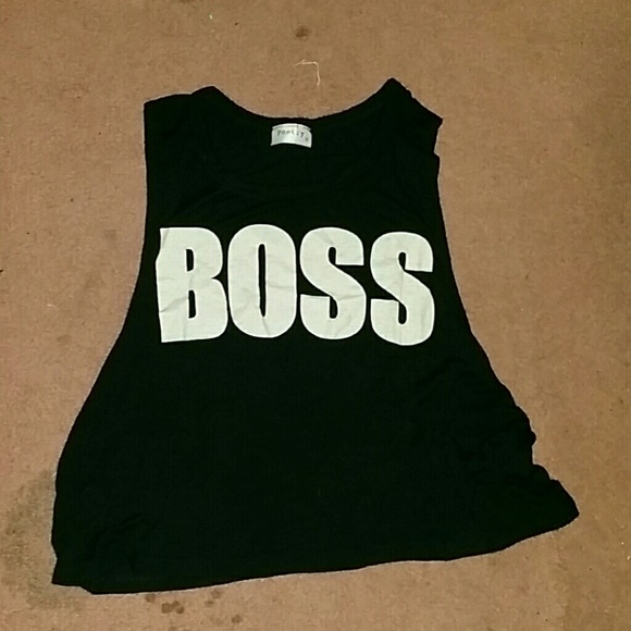 Boss tank top