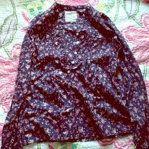 Button down h&m shirt floral