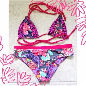 Maaji floral reversible bikini set