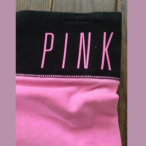 Vs pink cropped yoga pants