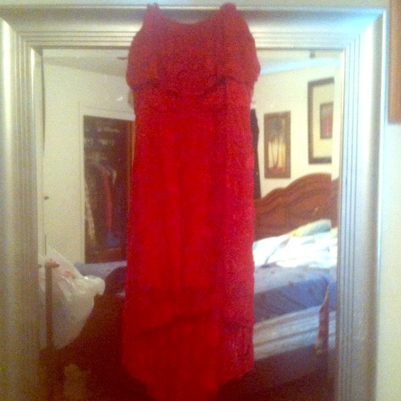 red summer dress ❤️