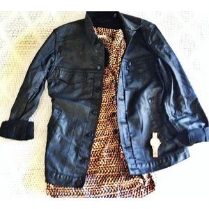 Comune Unisex Wax Denim Jacket