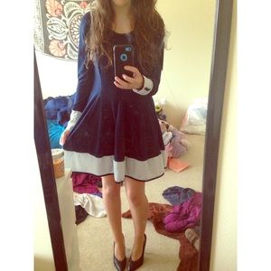 Navy Blue Sailor Dress