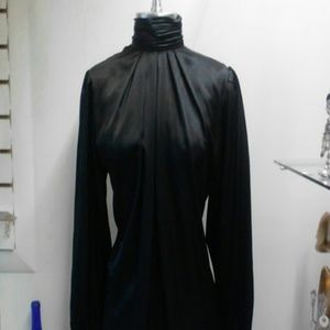 Vintage 80's Black blouse size 12