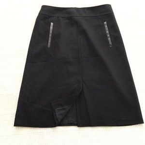 Classic Black A Line Skirt