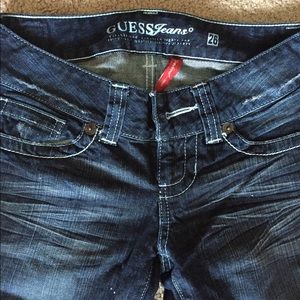 Light Blue stitching Guess jeans