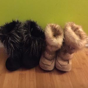 BUNDLE 2 FURR BOOTS / slippers