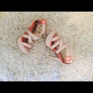 Creamsicle Strap Heel