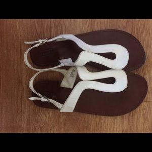 White Merona sandals