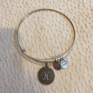 Alex and Ani K bangle charm