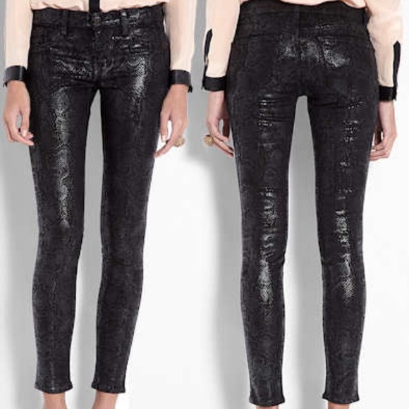 J Brand Snake Skin Pants