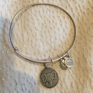 Alex and Ani elephant bangle charm