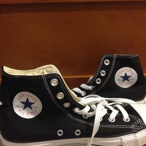 All-star black high top converse