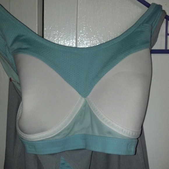 LUCY Athletica Yoga Tank Top Sports BUILT IN BRA - Picture 3 of 4