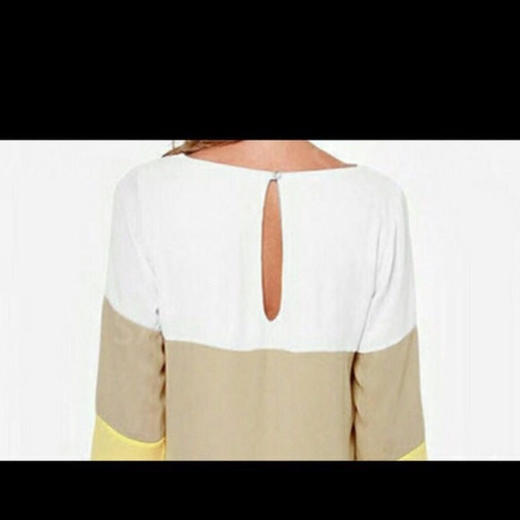 Summer Chiffon Color Block Dress Size m/l 🐠🐚🐠🐚 - Picture 2 of 4