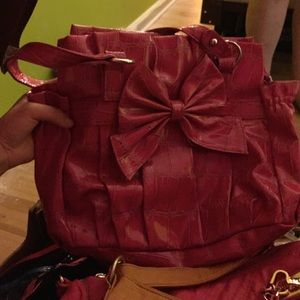 Pink handbag