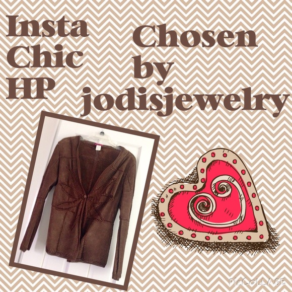 Brown suede jacket - Picture 1 of 3