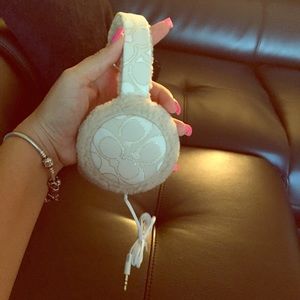 Authentic Coach Ear Muffs with Headphones