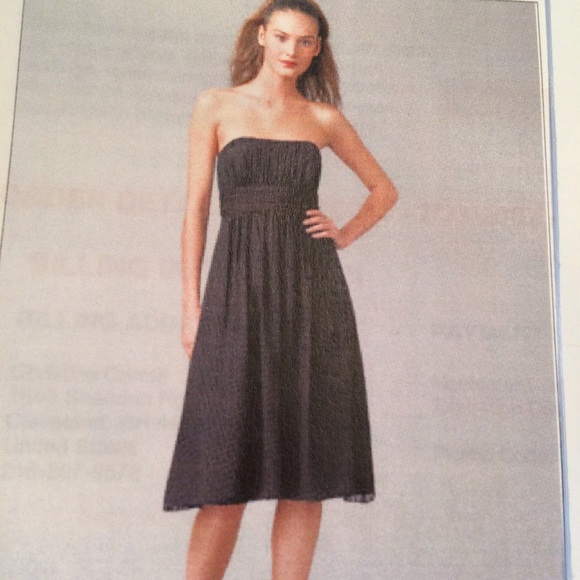 Shoshanna Black Swiss Dot Silk Dress