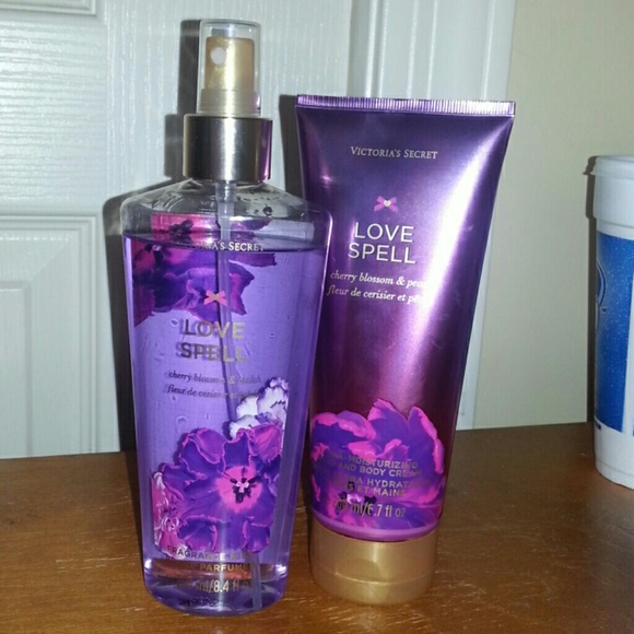Victoria's secret "love spell" lotion and perfume