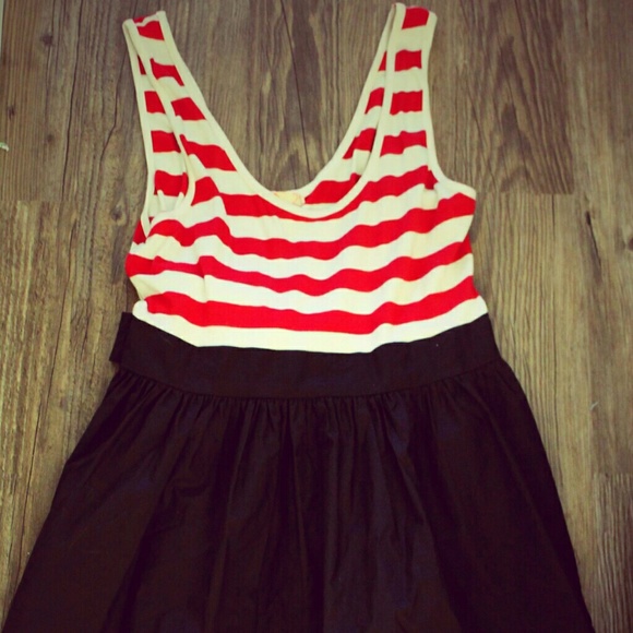 Forever 21 red and black dress