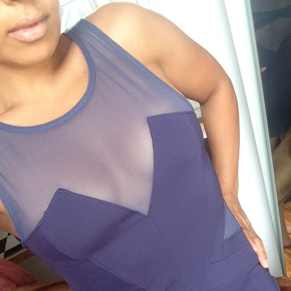 Mesh Structured Bodycon Dress By Dress Up Topshop