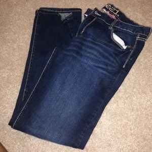 Dark denim