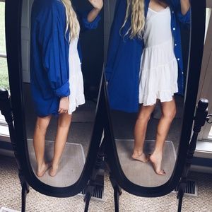 Cobalt Blue Vintage Button Down Shirt