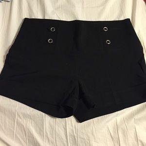 black dressy shorts