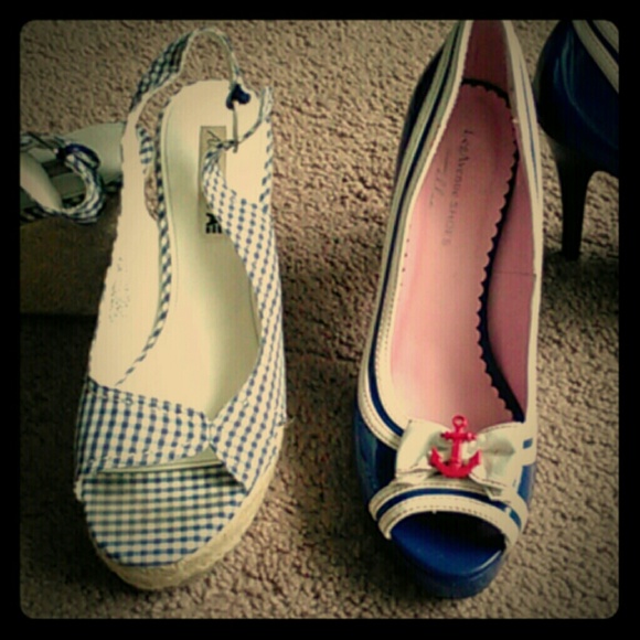 Super Savings 2 pairs of blue heels