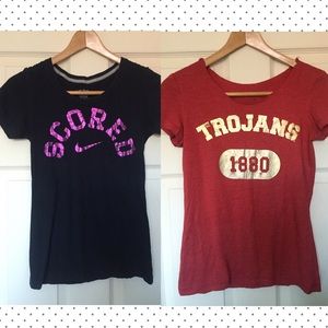 Nike & PINK workout top Tshirt bundle