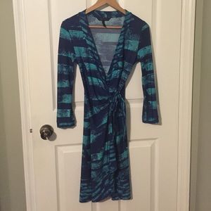 BCBGMAXAZRIA Alberta Wrap Dress