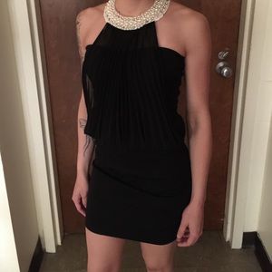 Black pearly Pencil Dress 👗