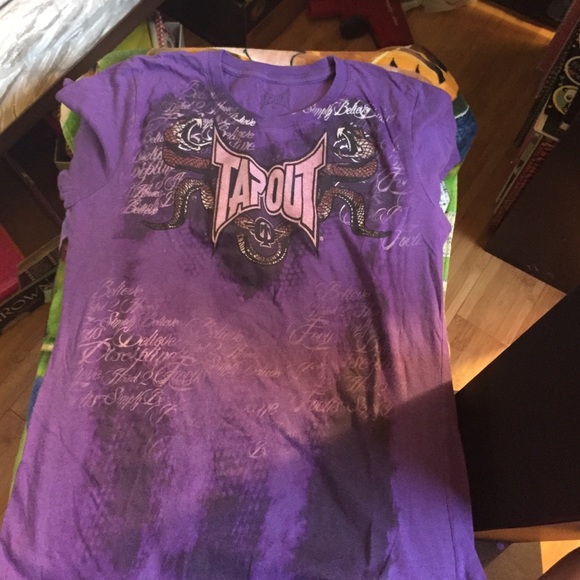 Purple Tap out shirt