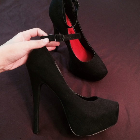 black heels