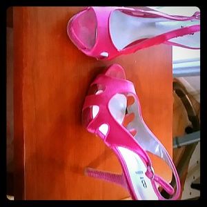 Gorgeous open toe heels!