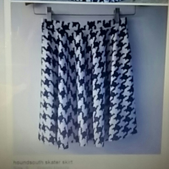 houndsooth skater skirt