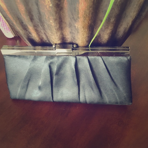Satin clutch
