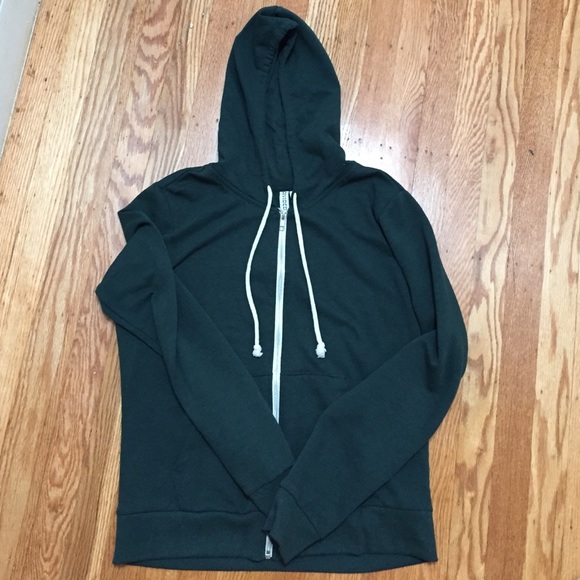 Forest green hoodie jacket