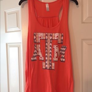 Orange Texas A&M tank
