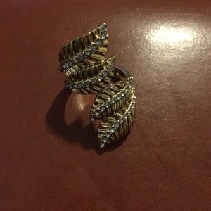 Gold leaf ring
