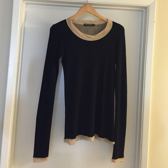 Dolce & Gabbana Black Cashmere