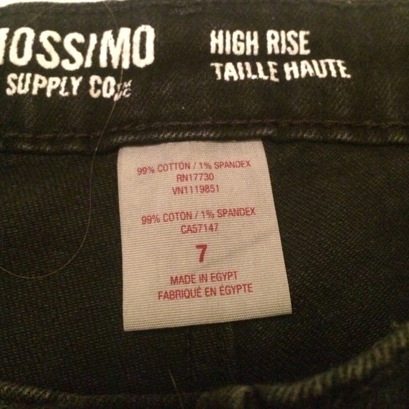 Black, high-wasted shorts. - Picture 2 of 2