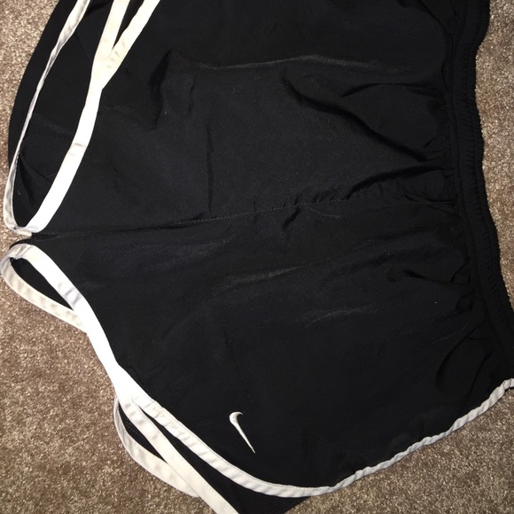 Black nike running shorts
