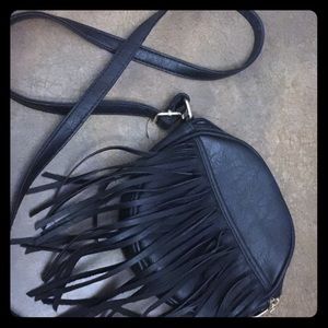Fringe canteen cross-body